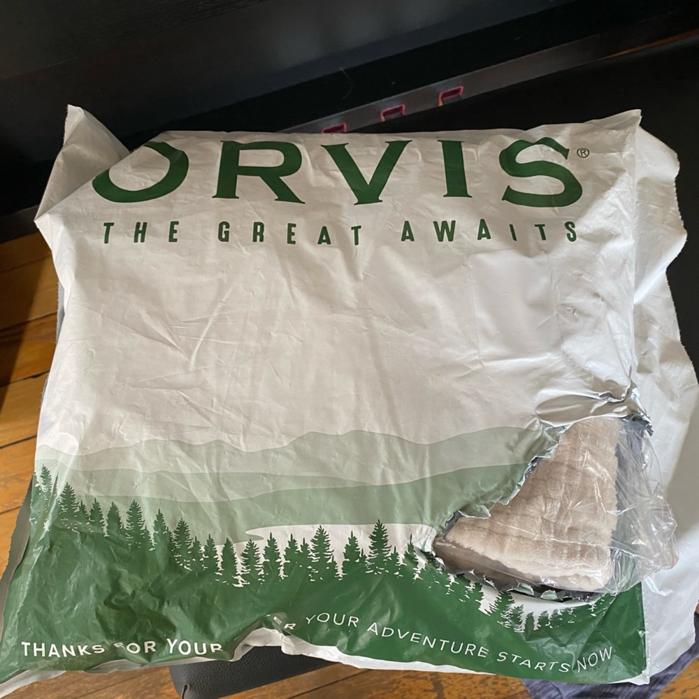NWT Orvis quarter-zip / quarter-snap sweatshirt